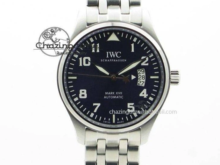 MIROTIME 0203 Supportive Portofino Automatic SS AF 1:1 Best Edition White Dial on Black Croco Leather Strap A 7184